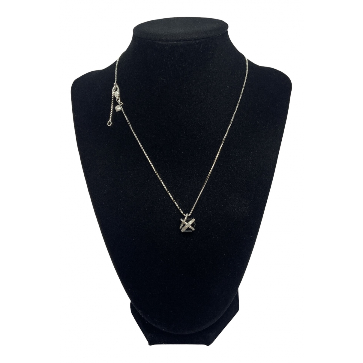 Necklace David Yurman Black in Metal 